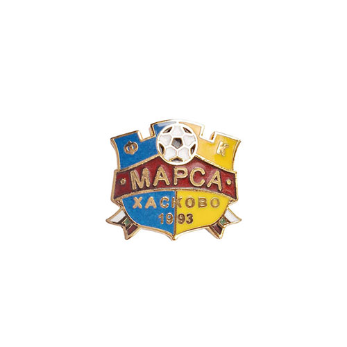Значка Марса Хасково св.синьо-жълта