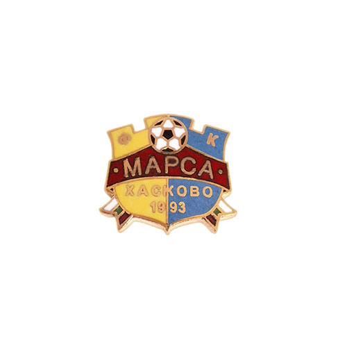 Значка Марса Хасково жълта-св.синя