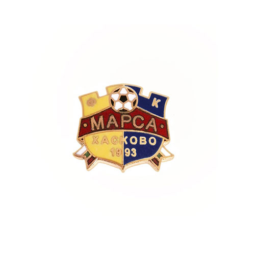 Значка Марса Хасково жълта-т.синя