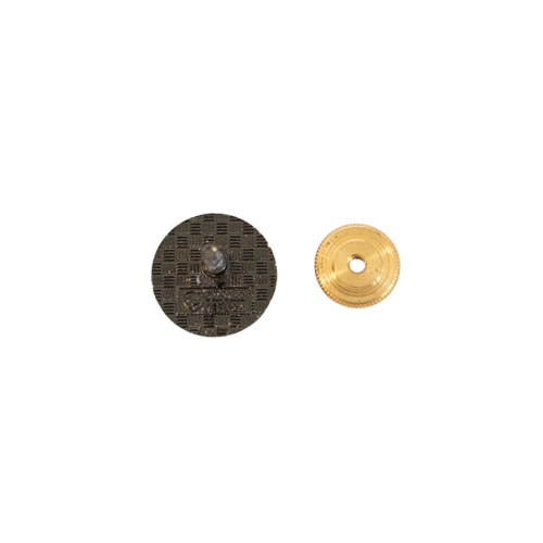 Badge Slavia Sofia black nickel screw