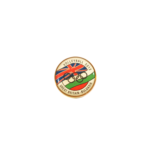 Badge Volleyball Bulgaria England London 2012