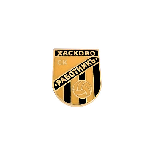 Значка Работникъ Хасково черна