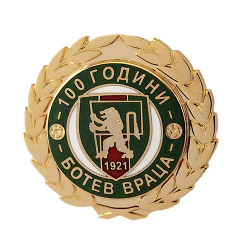 Pin badge 100 years Botev Vratsa For Merits