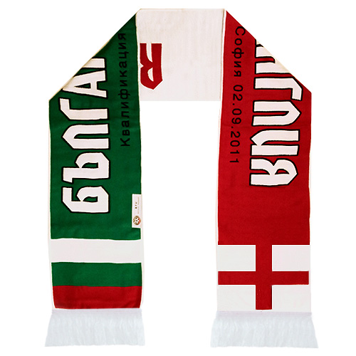 Set Scarf and badge Bulgaria England