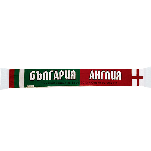Set Scarf and badge Bulgaria England
