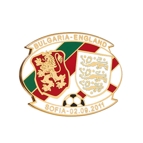 Set Scarf and badge Bulgaria England