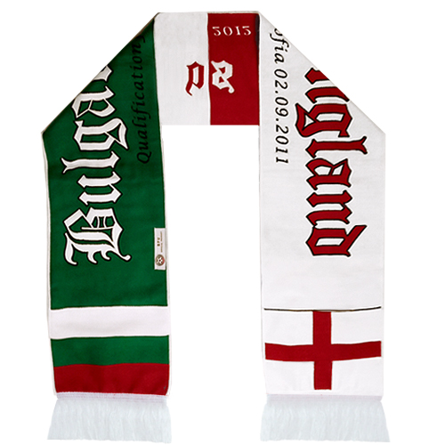 Set Scarf  and badge Bulgaria England