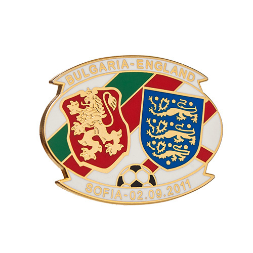 Set Scarf  and badge Bulgaria England