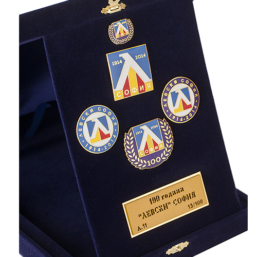 Sets badges 100th Anniversary Levski - Sofia - L11